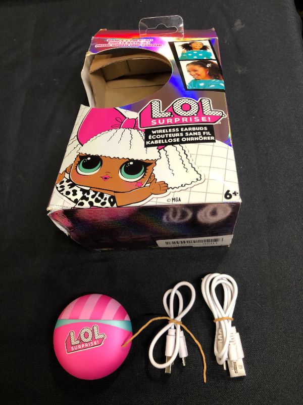 Photo 3 of L.O.L. Surprise! Wireless Earbuds for Kids w/ 3D Stereo Sound & Built-in Mic
(DAMAGES TO BOX)