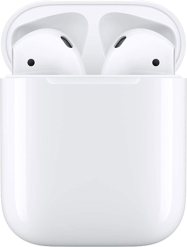 Photo 1 of Apple AirPods (2nd Generation) Wireless Earbuds with Lightning Charging Case Included