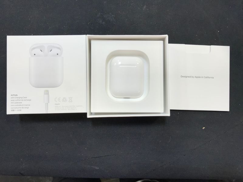 Photo 8 of Apple AirPods (2nd Generation) Wireless Earbuds with Lightning Charging Case Included