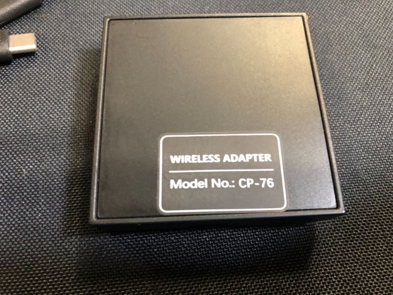 Photo 1 of Wireless CarPlay Adapter for iPhone - 2022 Upgrade Wired to Wireless Apple Carplay Dongle, 5GHz WiFi, Low Latency, Easy-to-Install, Plug & Play
