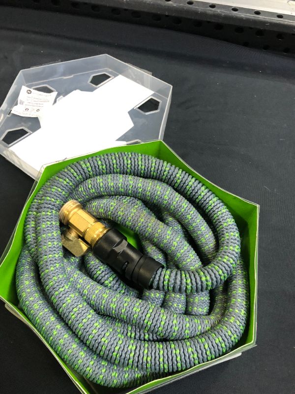 Photo 3 of 5/8 in. Dia. x 50 ft. Burst Proof Expandable Garden Water Hose