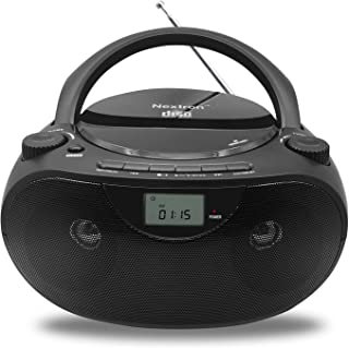 Photo 1 of Nextron Portable Bluetooth CD Player Boombox with AM/FM Radio Stereo Sound System, Playback