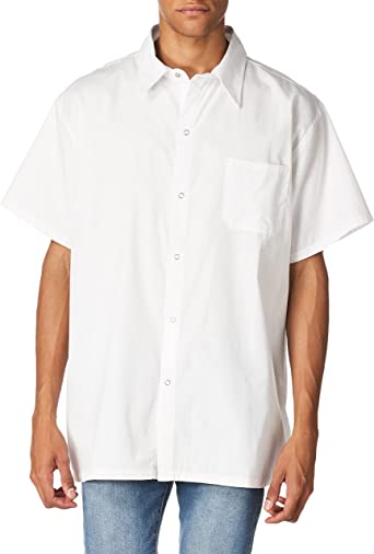 Photo 1 of Chef Code Men's Kitchen Basic Cook Shirt, White 5XL