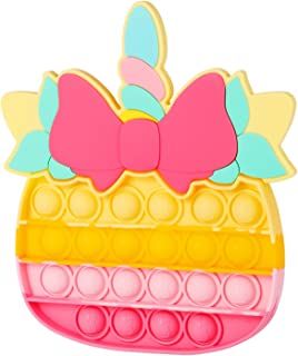 Photo 1 of HiUnicorn Girls Gifts Unicorn Pop Fidget Toys for 4-8 Year Old, 3D Cute Pink Bow Push Bubble Poppers School Party Games Toy BPA Free, Unicorns Crafts Stuff Essentials Supplies for Birthday Party
2 PACK