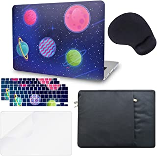 Photo 1 of UPOTI Compatible with MacBook Pro 13 inch Case 2016-2022,M2 A2338 M1 A2289 A2251 A2159 A1989 A1706 A1708 Touch Bar Plastic Hard Shell+Sleeve+Mouse Pad+2Keyboard Cover+Screen Protector(Space)
