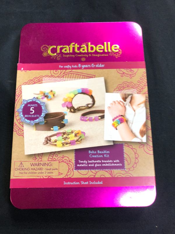 Photo 2 of Craftabelle – Boho Baubles Creation Kit – Bracelet Making Kit – 101pc Jewelry Set with Beads – DIY Jewelry Kits for Kids Aged 8 Years +
