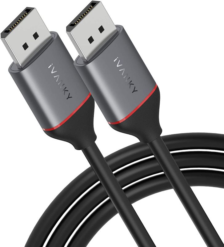Photo 1 of DisplayPort Cable iVANKY DP Cable, [Updated New Model] Display Port Cable 144z, 4K@60Hz, 2K@165Hz, 2K@144Hz, 3D, DisplayPort to DisplayPort Cable, Compatible Laptop, PC, Gaming Monitor, TV
