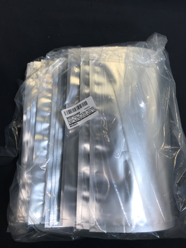 Photo 1 of 50 PCS , Gallon , Mylar Bags With Oxygen Absorbers , (300cc) , 10"x14" , Extra Thick , 9.4MIL , Mylar Bags for Food Storage , Long Term Food Storage , Resealable Zipper Bag , Ziplock Bag Organizer , Large , Vacuum Sealable for Dry or Freeze Food
