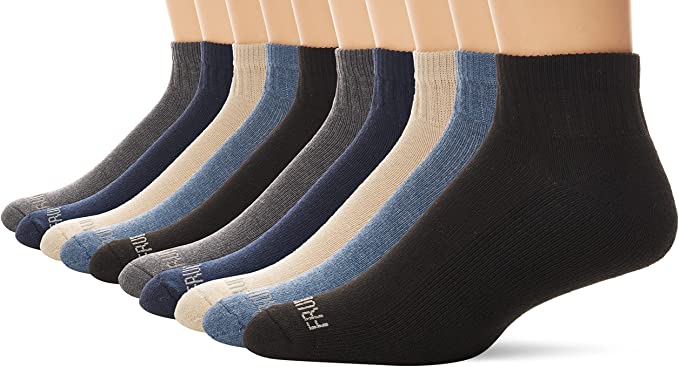 Photo 1 of Fruit of the Loom mens Value 10 Pair Pack Socks
