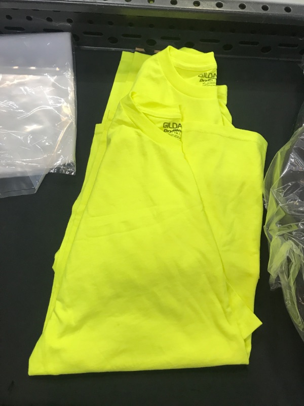 Photo 1 of 2 bright yellow t shirts xl 