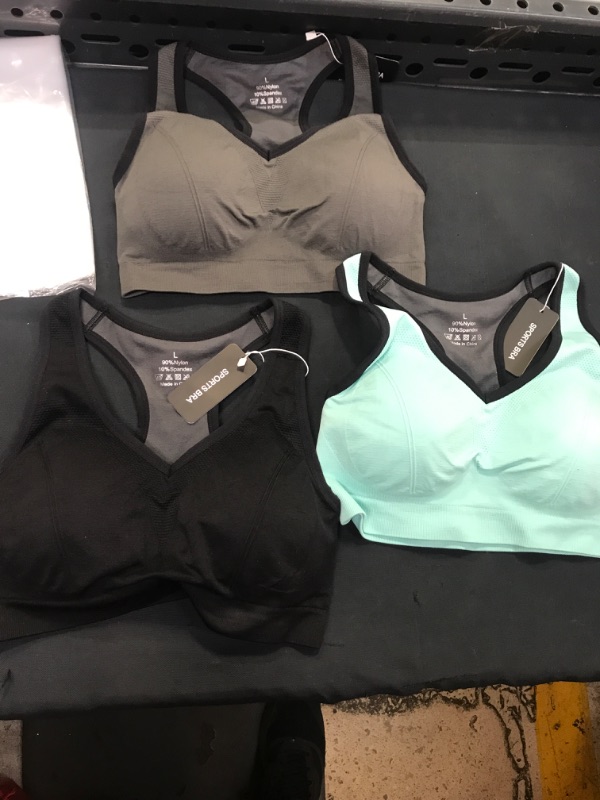 Photo 1 of bundle of womens sports bra large 