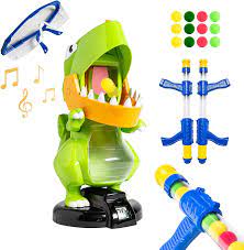 Photo 1 of Movable Dinosaur Shooting Toy Game For Boys & Girls Interactive LED Toys With 2