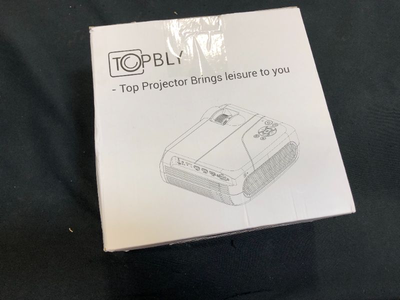 Photo 5 of 1080P WiFi Bluetooth Projector Built-in TV, TOPBLY 4K Supported with Smartphone Screen Mirroring (Android/iOS) Portable Mini Home Movie Projector with HDMI VGA USB Port Cable
