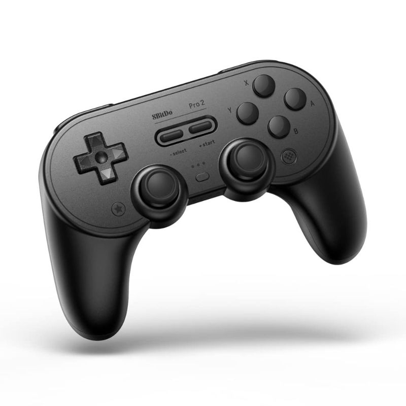 Photo 1 of 8Bitdo Pro 2 Bluetooth Controller for Switch/Switch OLED, PC, macOS, Android, Steam & Raspberry Pi (Black Edition) - Nintendo Switch
