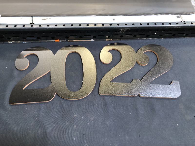 Photo 1 of 2022 wood sign black 