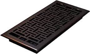 Photo 1 of Decor grates AJH614-RB Oriental Floor Register 6-Inch by 14-Inch Rubbed Bronze