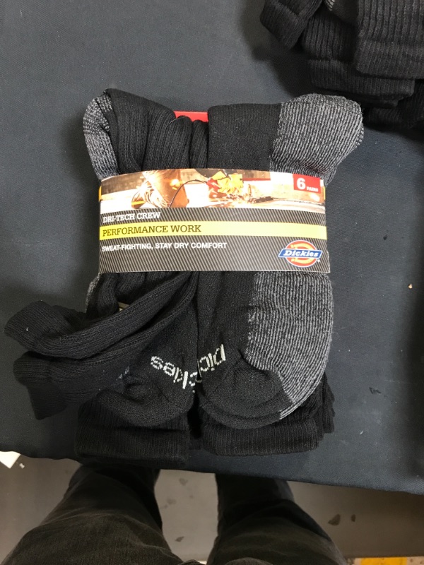 Photo 2 of Dickies Men's Dri-tech Moisture Control Crew Socks Multipack
