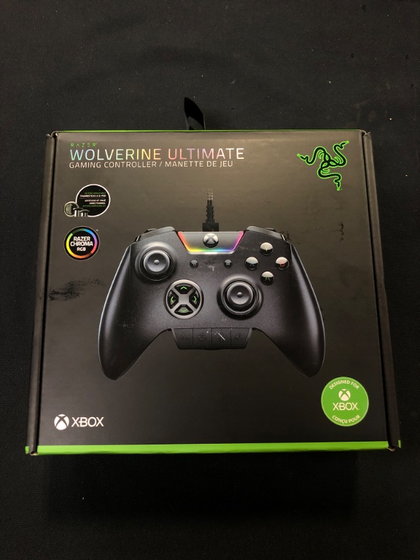 Photo 2 of Razer Wolverine Ultimate Officially Licensed Xbox One Controller: 6 Remappable Buttons and Triggers - Interchangeable Thumbsticks and D-Pad - For PC, Xbox One, Xbox Series X & S - Black
