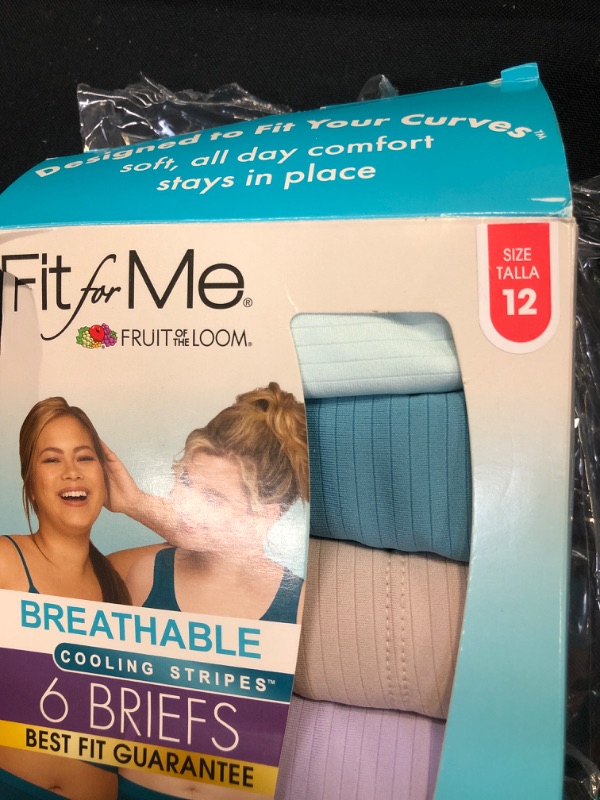 Photo 3 of Fruit of the Loom Women's Breathable Underwear (Regular & Plus Size) SIZE 12 
