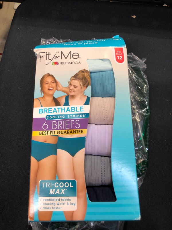Photo 2 of Fruit of the Loom Women's Breathable Underwear (Regular & Plus Size) SIZE 12 
