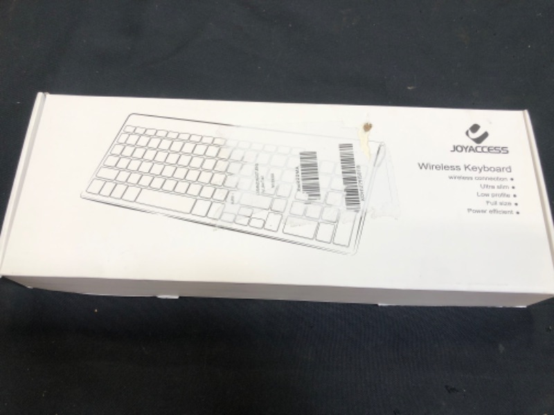 Photo 2 of Bluetooth Keyboard, Multi-Device Wireless Keyboard with Number Keypad, J JOYACCESS Wireless Keyboard Compatible with iMac, Mac, Apple, MacBook Air/Pro,Laptop, Android, Windows,Computer-Silver
