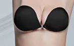 Photo 1 of Adhesive Bra Strapless Sticky Invisible Push up Silicone Bra  (black))