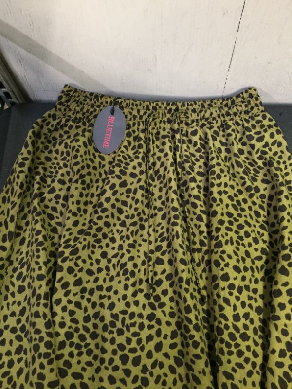 Photo 1 of WOMEN'S LONG SKIRT(CHEETAH) 
SIZE S