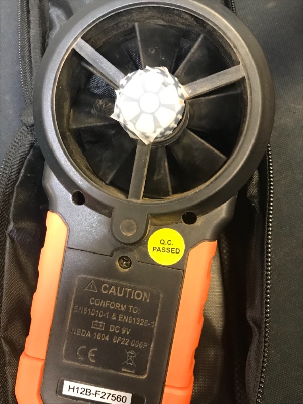 Photo 6 of Protmex Handheld USB Wind Speed Meter Digital Anemometer, Portable LCD Backlight Humidity Temperature Tester Meters, Air Volume Measuring CFM Meter, PT6252B (Battery Included)
