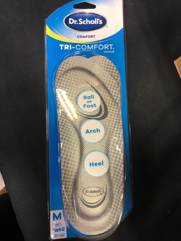 Photo 2 of Dr. Scholl’s TRI-COMFORT Insoles // Comfort for Heel, Arch and Ball of Foot with Targeted Cushioning and Arch Support (for Men's 8-12, also available Women's 6-10) medium 
