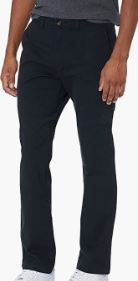 Photo 1 of Amazon Essentials Men's Athletic-Fit Casual Stretch Chino Pant Size 36W x 32L 