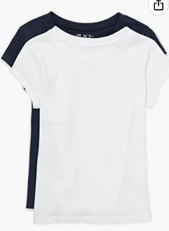 Photo 1 of The Children's Place Girls' Short Sleeve Basic Layering T-Shirt (Size 18-24 M/M)