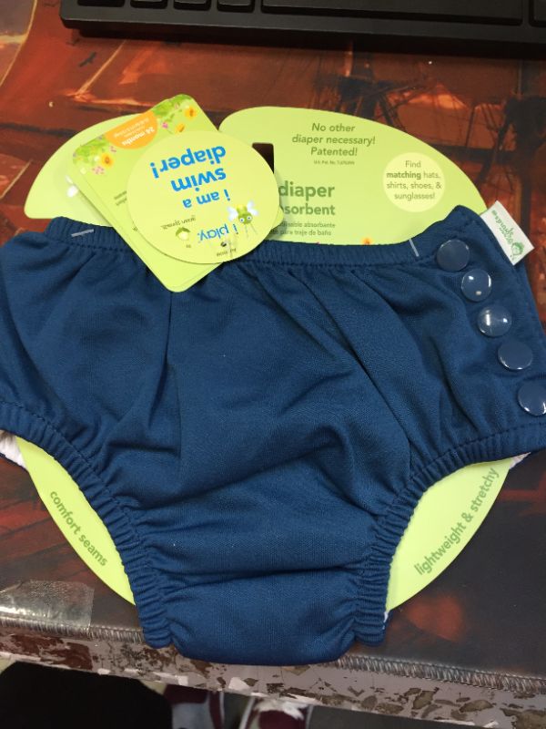 Photo 2 of i play. by green sprouts Snap Reusable Swim Diaper | No other diaper necessary, UPF 50+ protection (Size 24 Months)