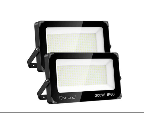 Photo 1 of 2 Pack 200W LED Flood Light, Super Bright
