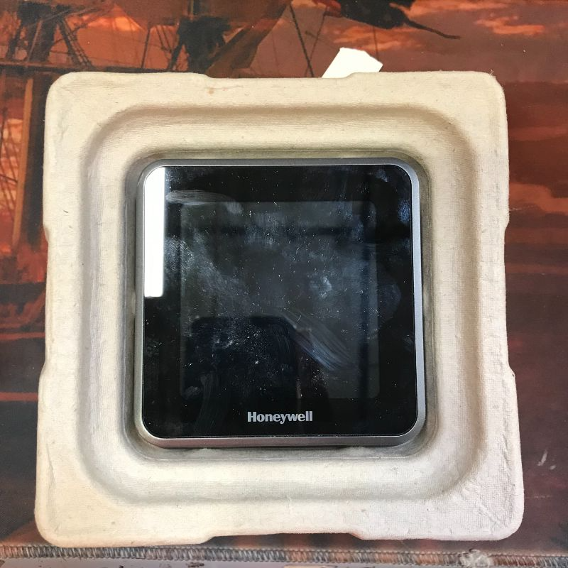 Photo 3 of Honeywell Home Wi-Fi Touchscreen Smart Thermostat Geofencing Technology Black
