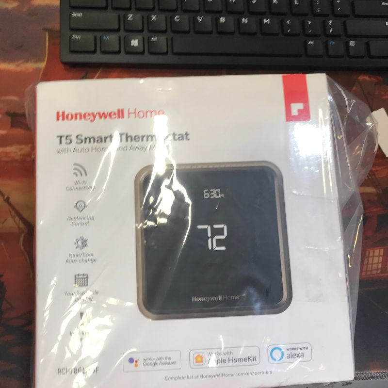 Photo 4 of Honeywell Home Wi-Fi Touchscreen Smart Thermostat Geofencing Technology Black
