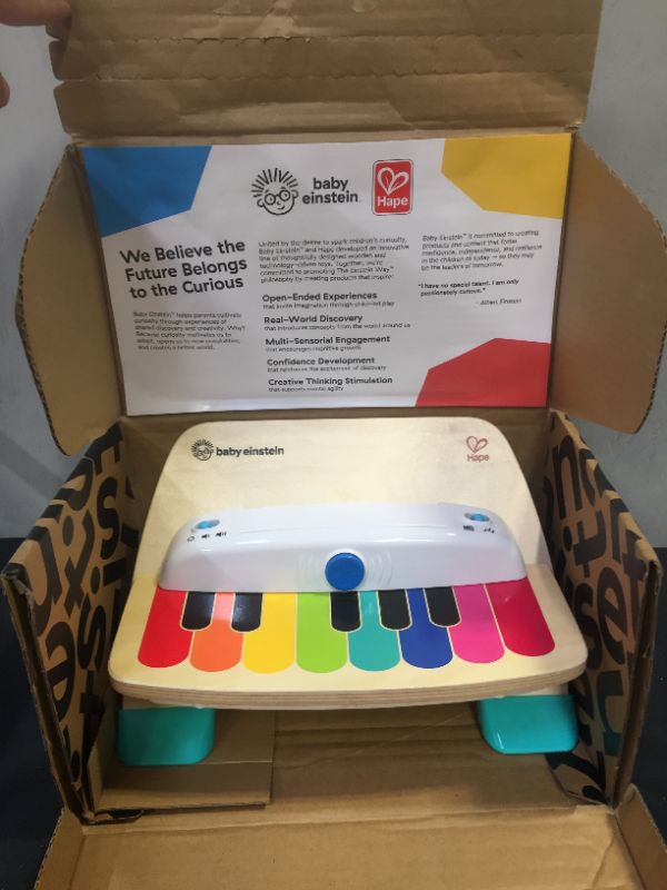 Photo 2 of Baby Einstein and Hape Magic Touch Piano Wooden Musical Toddler Toy, Age 6 Months and Up
