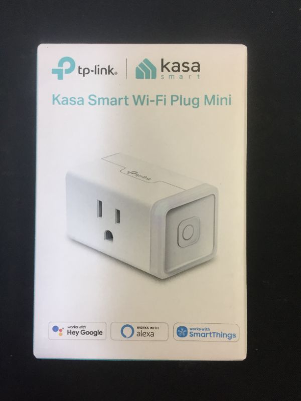 Photo 2 of Kasa Smart Plug Mini, Smart Home Wi-Fi Outlet Works with Alexa & Google Home, Wi-Fi Simple Setup, No Hub Required – A Certified for Humans Device (HS105)

