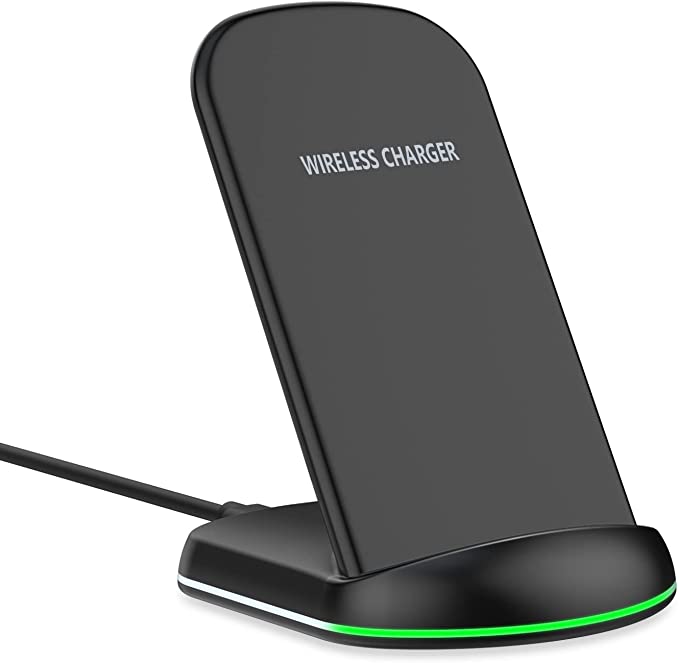 Photo 1 of Yootech Wireless Charger,10W Max Wireless Charging Stand, Compatible with iPhone 13/13 Pro/13 Mini/13 Pro Max/SE 2022/12/SE 2020/11 Pro Max/X/8, Galaxy S22/S22 Ultra/S21/S20/S10(No AC Adapter)
