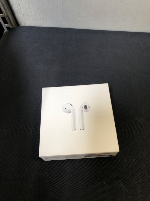 Photo 2 of Apple AirPods (2nd Generation) MV7N2AM/a with Charging Case - Stereo - Wireless - Bluetooth - Earbud - Binaural - in-ear

