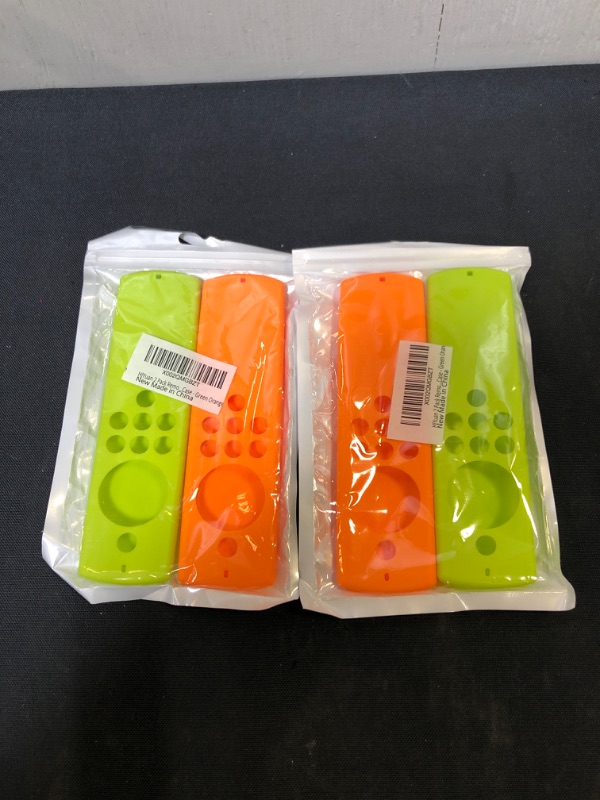 Photo 2 of 2 PCS FireTVStick Lite Remote Case Cover, Anti-Slip Shockproof Silicone Remote Case for FireTV Stick Lite 2020 Release Remote Control Protective Cover Sleeve Skin - Green Orange
2 PACK (4PCS TOTAL)