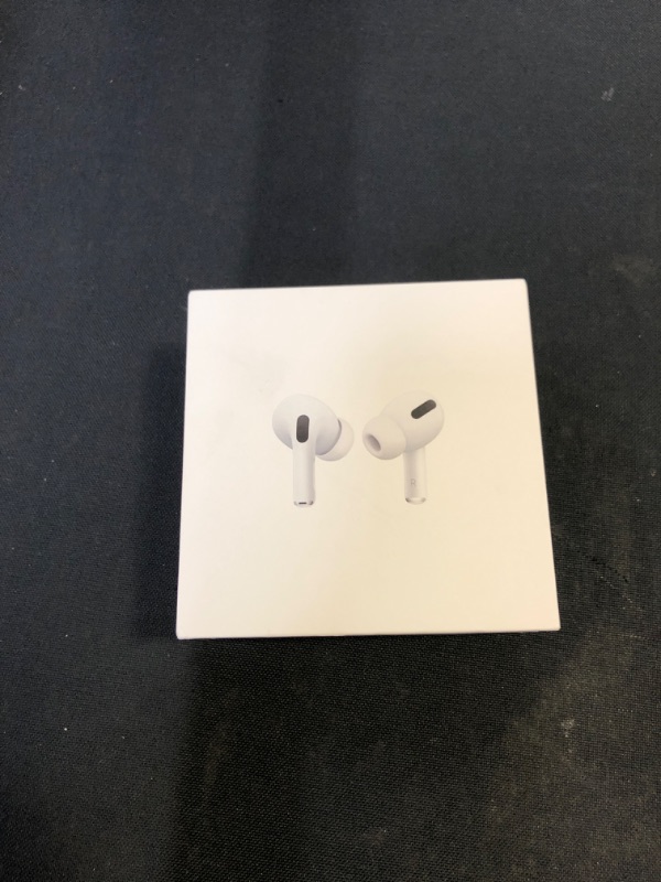 Photo 5 of Apple AirPods Pro in-Ear Headphones with MagSafe Wireless Charging Case - White MLWK3AM/a
(missing charger)