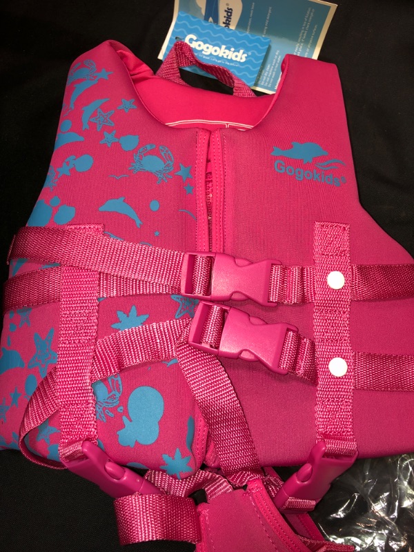 Photo 2 of Kids Swim Vest-Toddler Flotation Jacket with Extra Adjustable Safety Straps-4 Sizes Suitable for Children 20-120 lbs Boys Girls