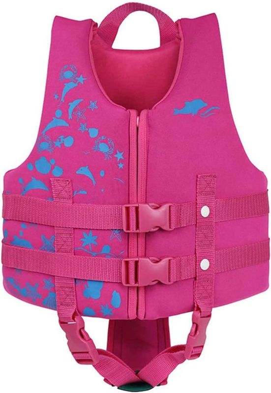 Photo 1 of Kids Swim Vest-Toddler Flotation Jacket with Extra Adjustable Safety Straps-4 Sizes Suitable for Children 20-120 lbs Boys Girls