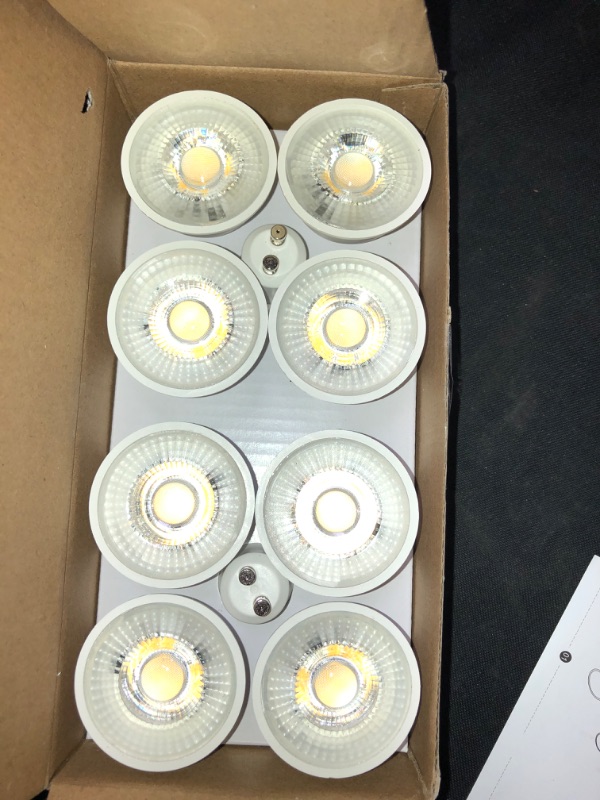 Photo 2 of 12 Pack MR16 LED Bulbs 50W Halogen Equivalent, 2700K Warm White, 5W GU5.3 MR16 12V Spotlight Bulb, Non-Dimmable,45 Degree Beam Angle for Landscape, Recessed, Track Lighting , 