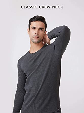 Photo 1 of DAVID ARCHY Men's Soft Lightweight Cotton Thermal Rib Stretchy Base Layer , SIME M