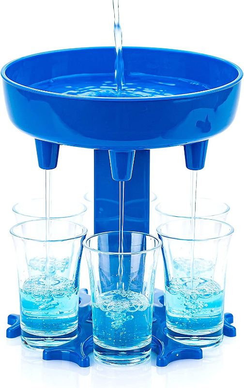 Photo 1 of 6 Funny Shot Glass Dispenser and Holder || 6 Ways Shot Glass Dispenser and Carrier for Party (6 cups included)