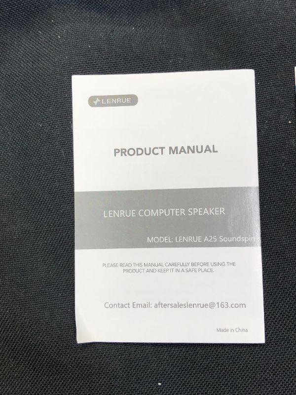 Photo 1 of LENRUE Computer Speakers, USB Powered PC Speakers for Desktop Computer Laptop, with LED Lights, Plug and Play
