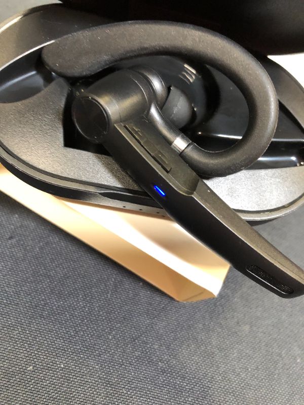 Photo 1 of Bluetooth Headset,JOYHOOSH Bluetooth Earpiece with MIC, Trucker Bluetooth Headset 50Hrs with Charging Case, in-Ear Headphones Wireless Earphones for Business,Office and Driving
