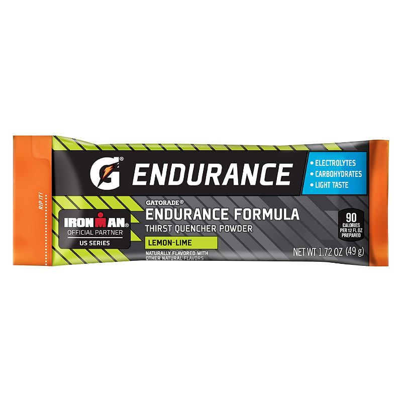 Photo 1 of Gatorade Endurance Formula Powder Sticks, Lemon Lime, 1.72 oz. Packs, 12 Count. EXP 10/14/22
