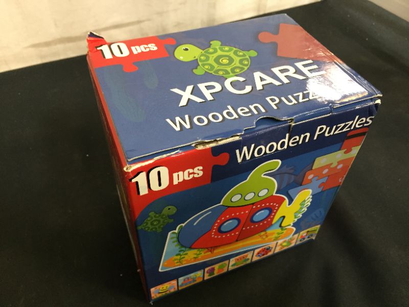 Photo 1 of 10 pcs wooden puzzles 